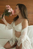 Ethereal Embrace Lace Robe