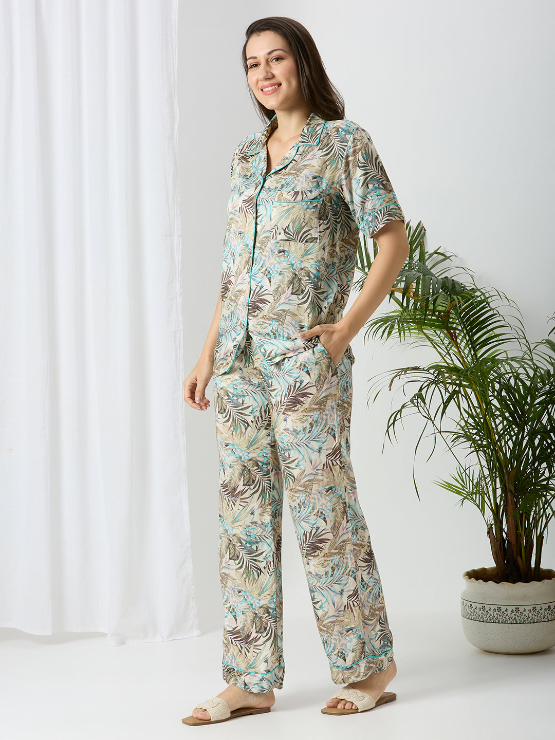 Buy Modal Satin PJ Set Online