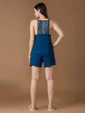 Blue Lagoon Breezy Lace Lounge Set
