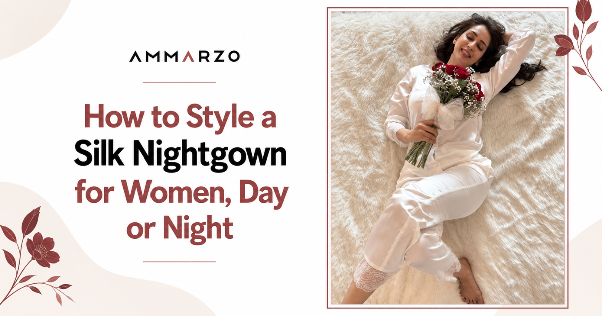 How to Style a Silk Nightgown for Women, Day or Night