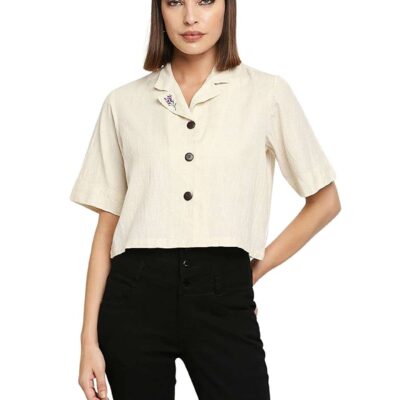 White Casual Shirt - Khadi Cotton