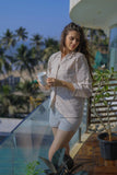 Sunset Stripes Cotton Co-ord Set