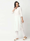 White Designer Kurta & Pajama Set
