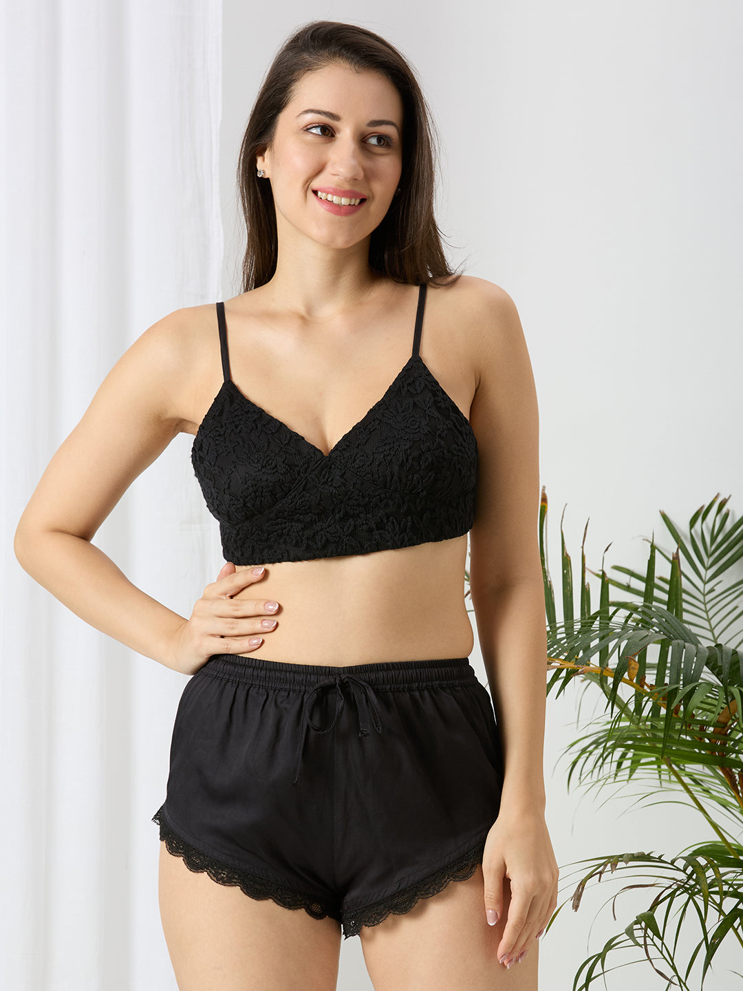 Midnight Muse Lace Co-ord Set