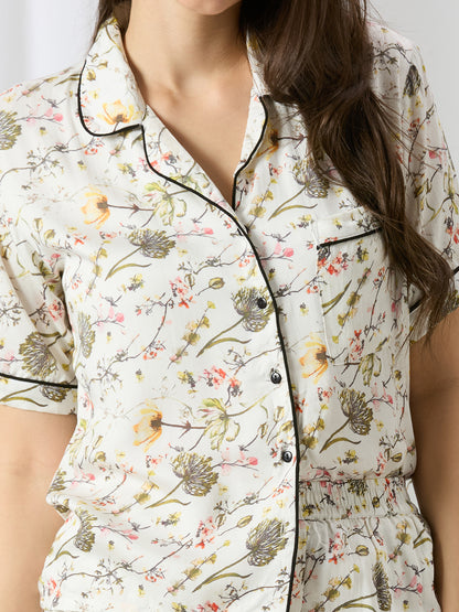 Wildflower Charm Shirt & Shorts Set