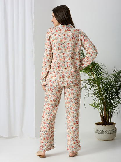 Blossom Breeze Shirt & Pyjama Set