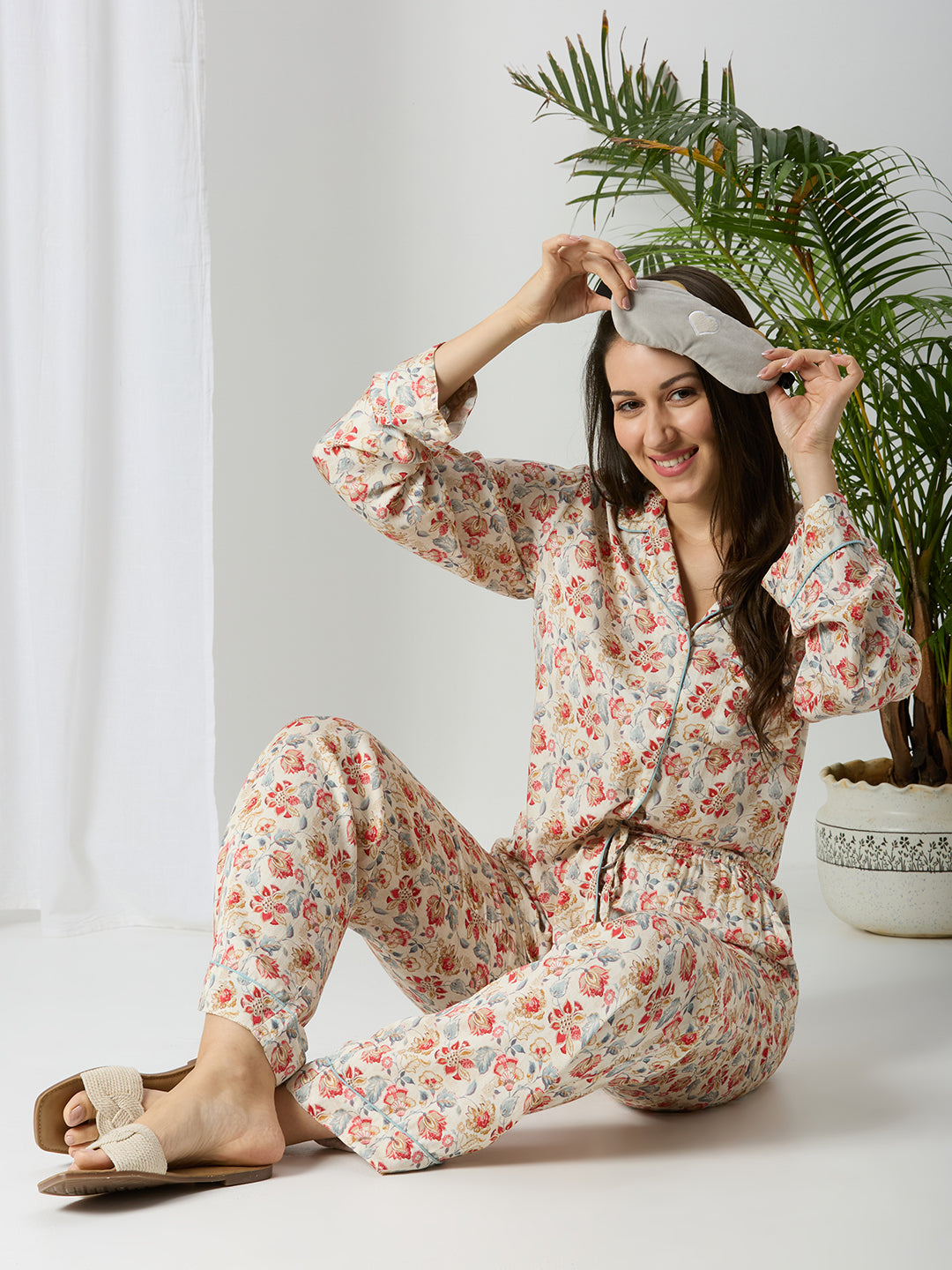 Blossom Breeze Shirt & Pyjama Set