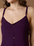 Plum Crush Lace Back Modal Sleep Set