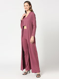 Berry Bliss Ribbed 3-Piece Co-ord Set